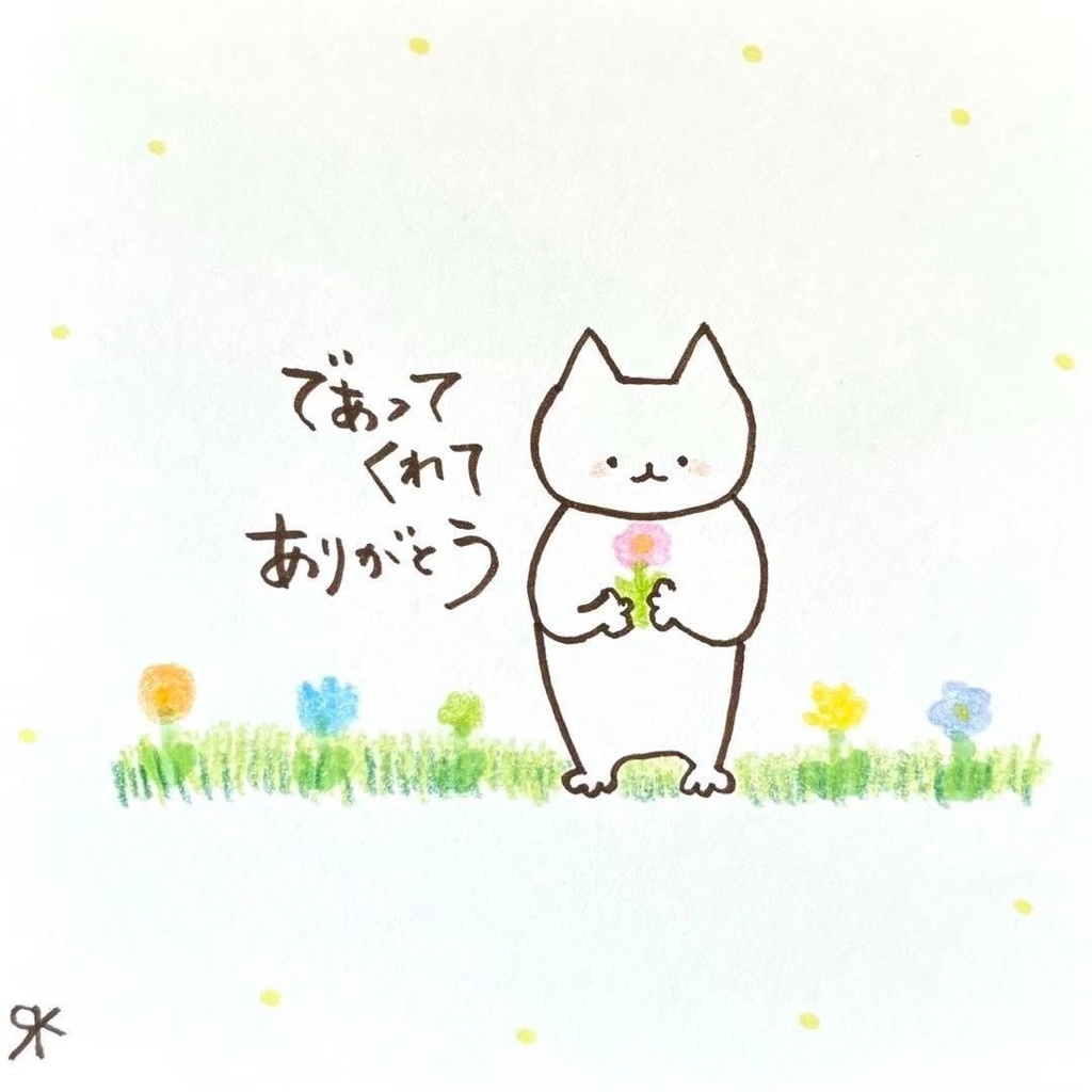 【317】【猫の絵と言葉】オリジナルアナログ手描き創作自作アート作品イラスト原画