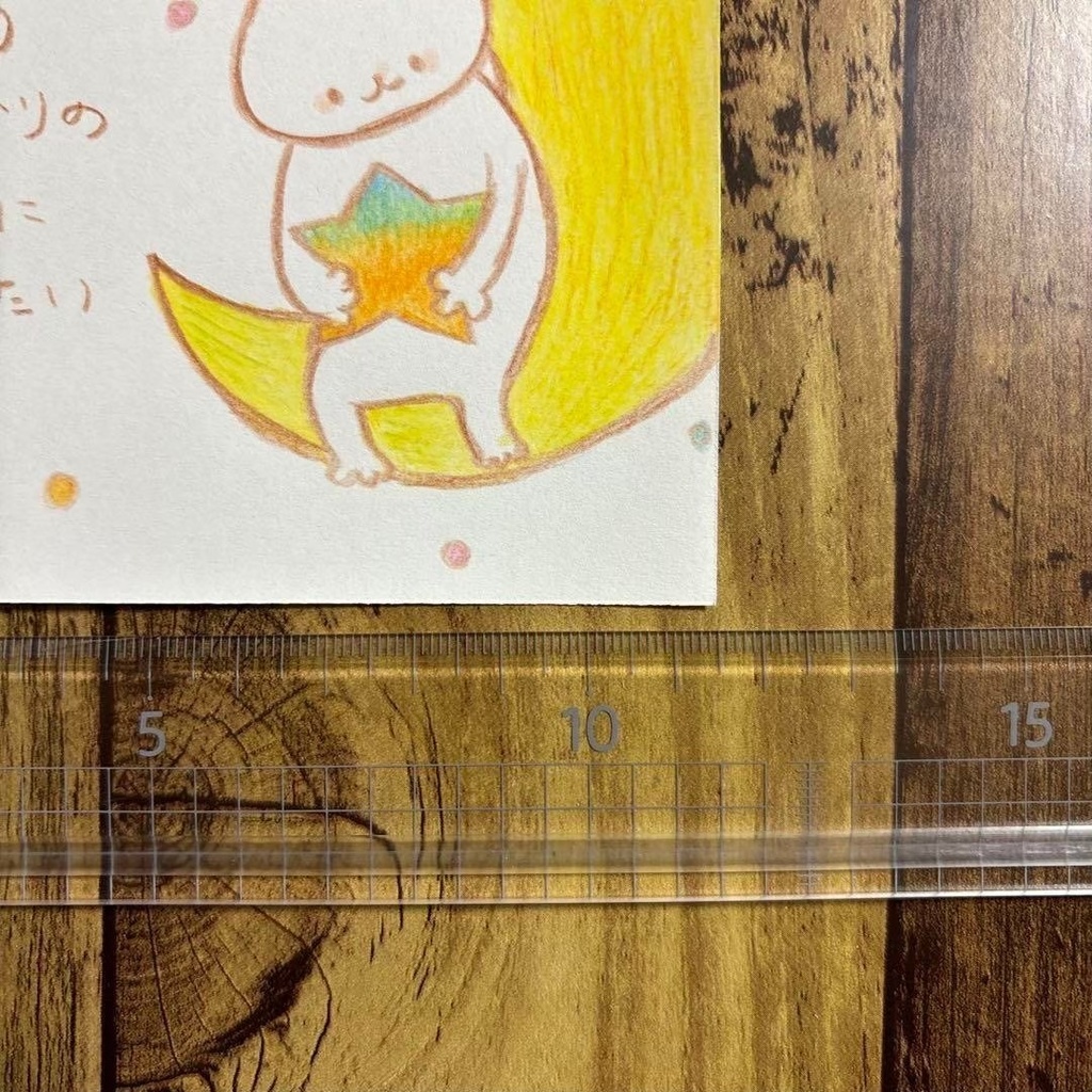 【527】【猫の絵と言葉】オリジナルアナログ手描きイラスト原画 自作創作作品 詩