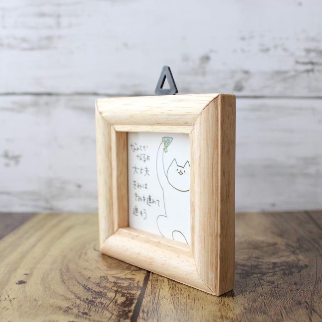 【548】【猫の絵と言葉】額付オリジナルアナログ手描きイラスト原画 自作創作作品