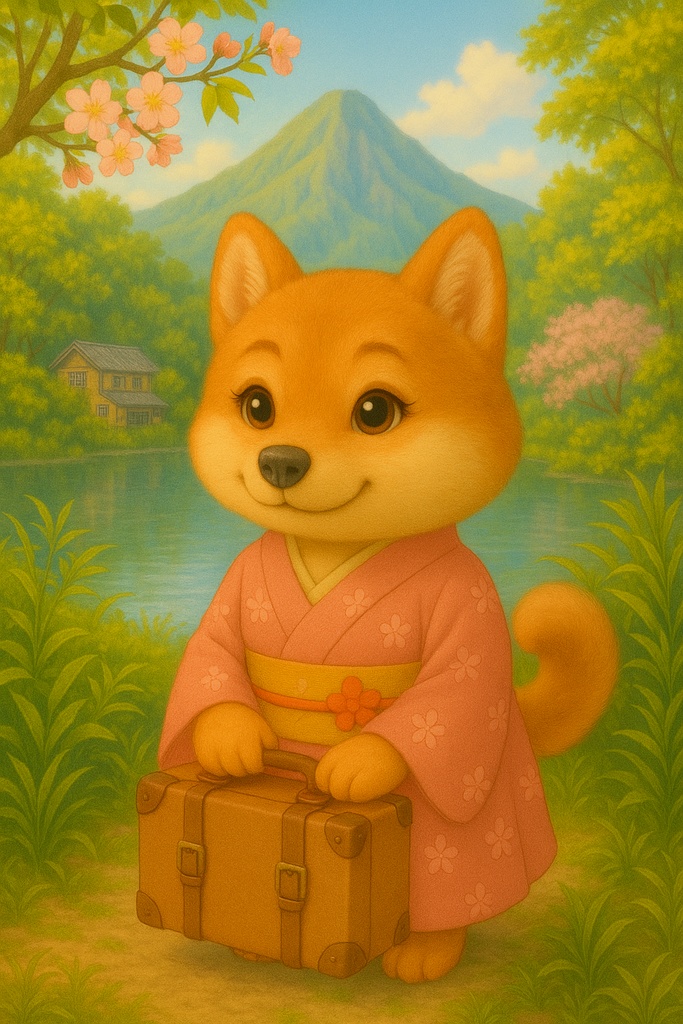 由布院編(10枚イラストセット)