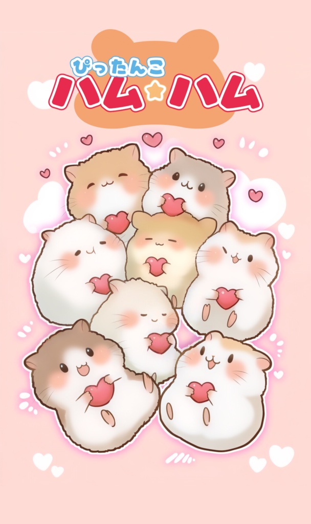 【ゲムマ26春新作】ぴったんこハム☆ハム