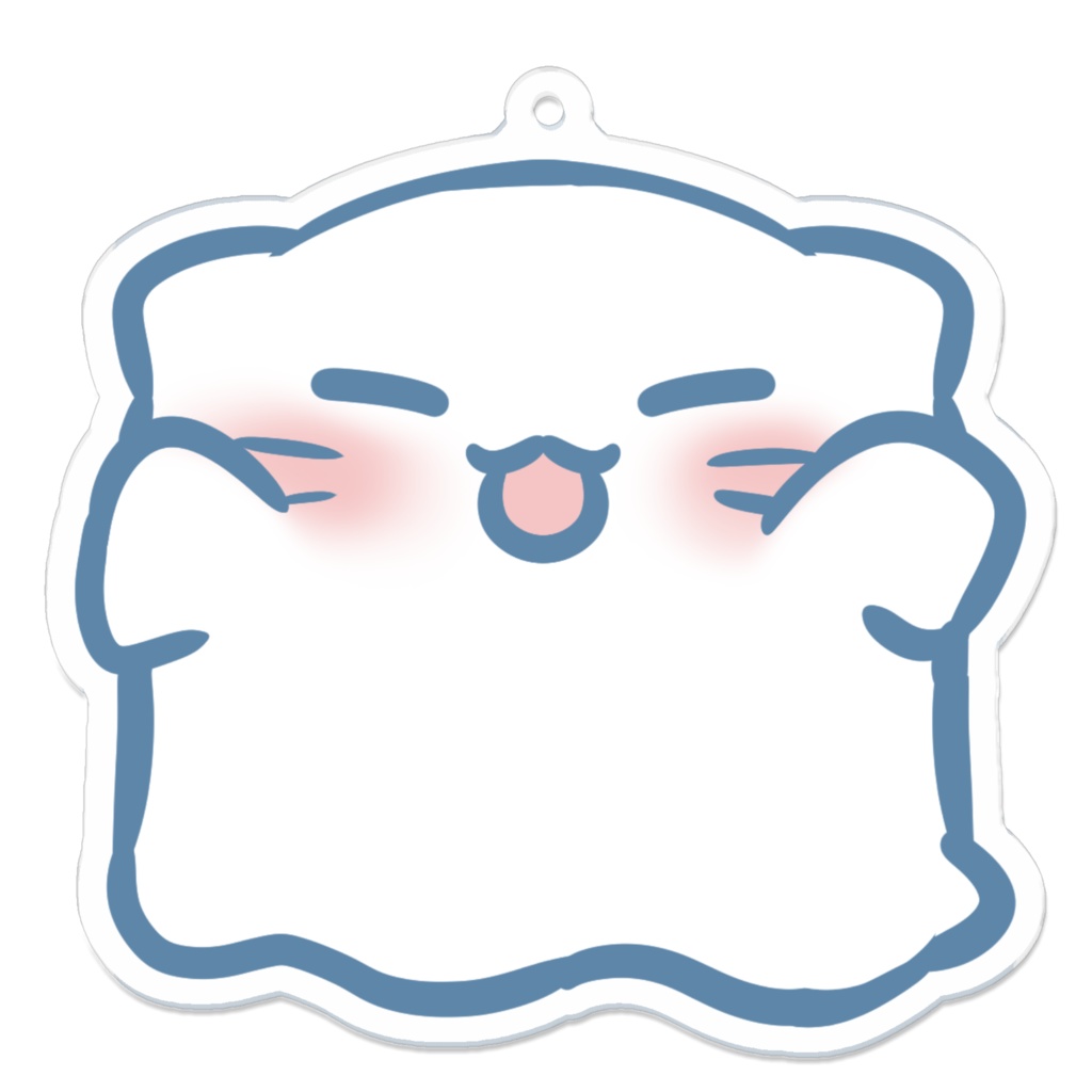 おばけにゃんぷっぷーアクリルキーホルダー