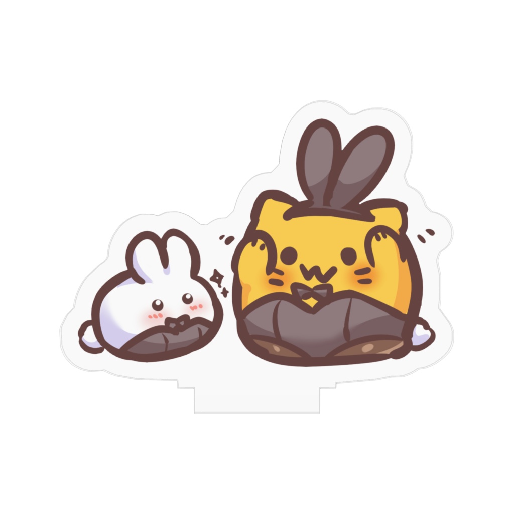 バニーにゃんぷっぷー&ぴょんぷっぷーアクリルスタンド