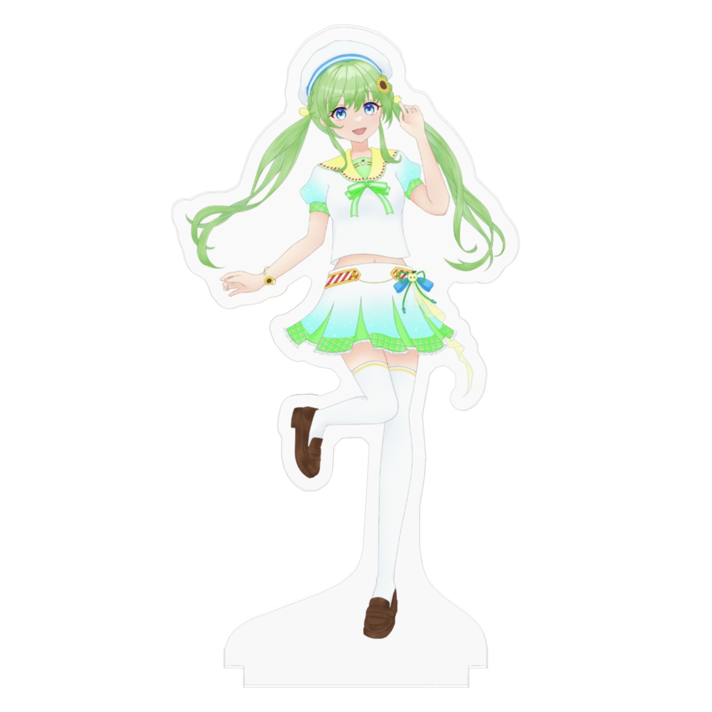 青サイアクリルフィギュア(月添まりも)