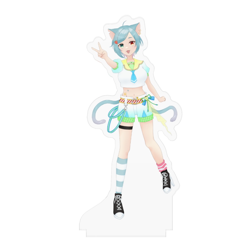 青サイアクリルフィギュア(甕覗ふれさ)