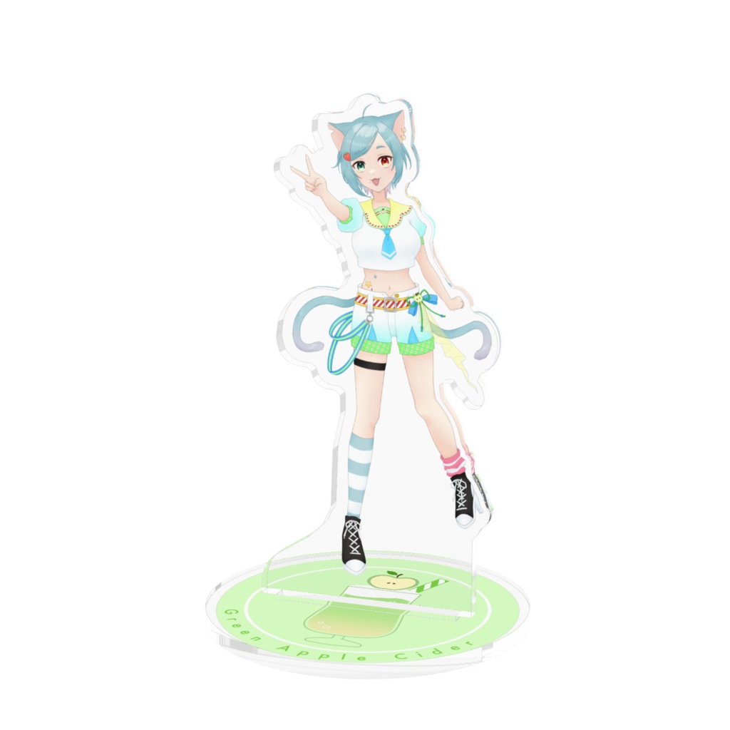 青サイアクリルフィギュア(甕覗ふれさ)