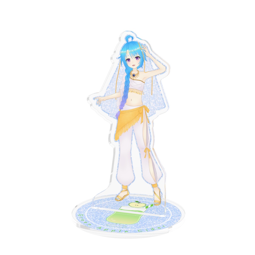 アラビアン衣装アクリルフィギュア(蒼藍アオ)