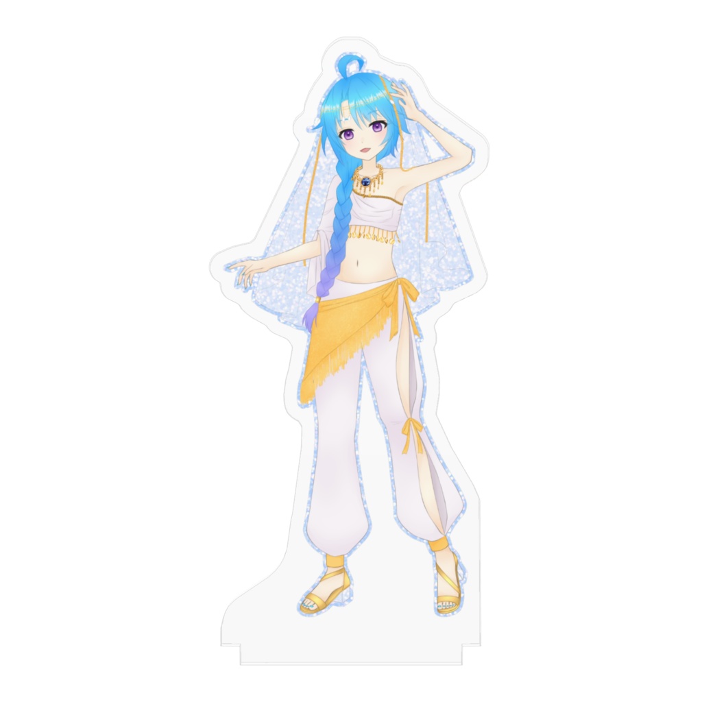 アラビアン衣装アクリルフィギュア(蒼藍アオ)