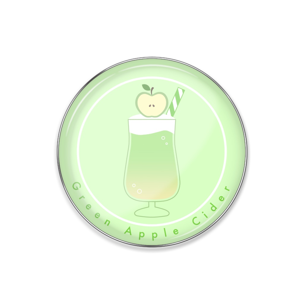 青サイロゴピンバッジ