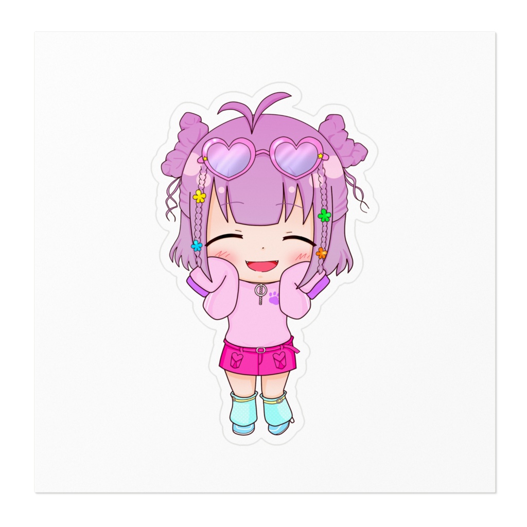 しゅわ☆ぱミニキャラステッカー(ててまる)