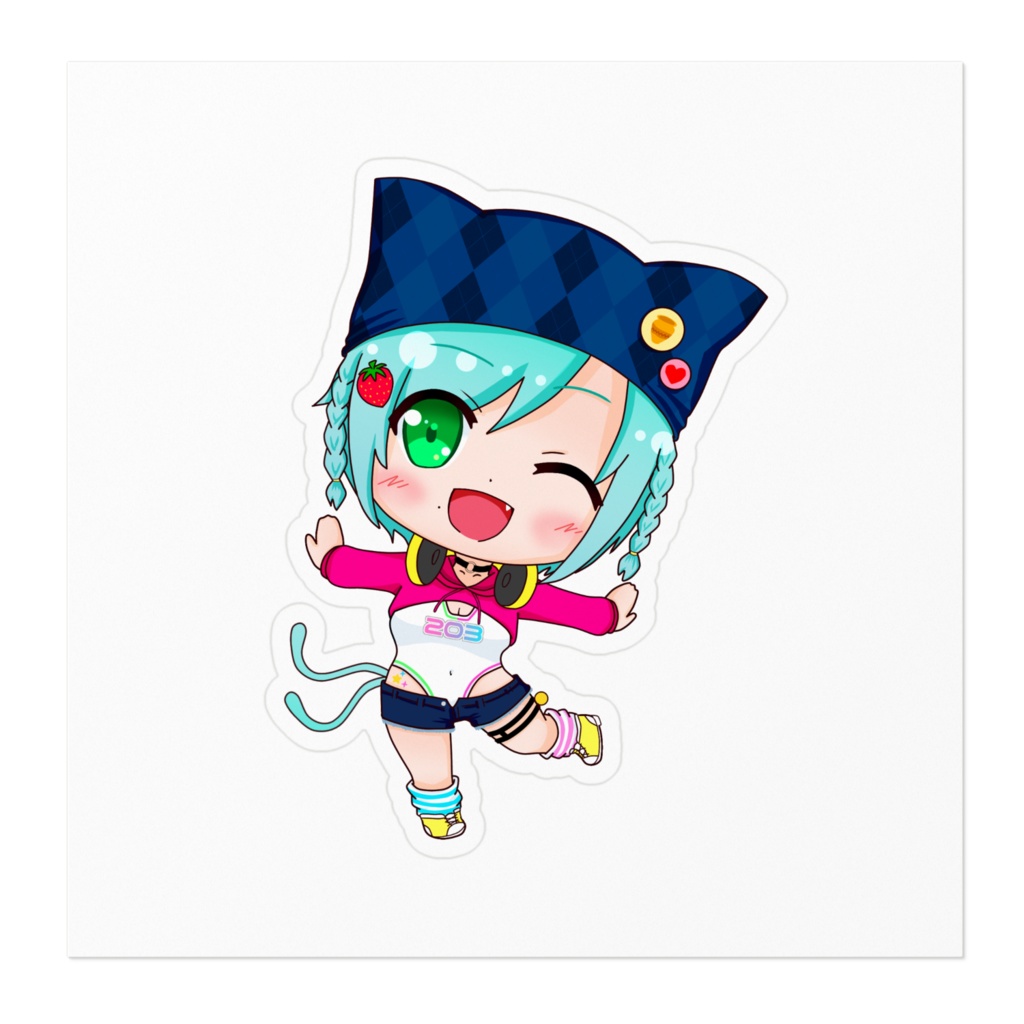 しゅわ☆ぱミニキャラステッカー(甕覗ふれさ)