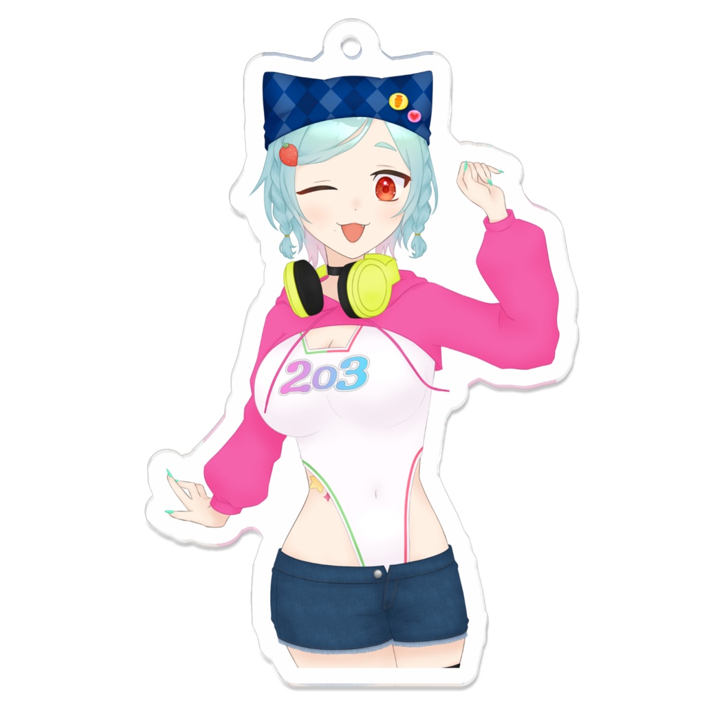 しゅわ☆ぱアクリルキーホルダー(甕覗ふれさ)