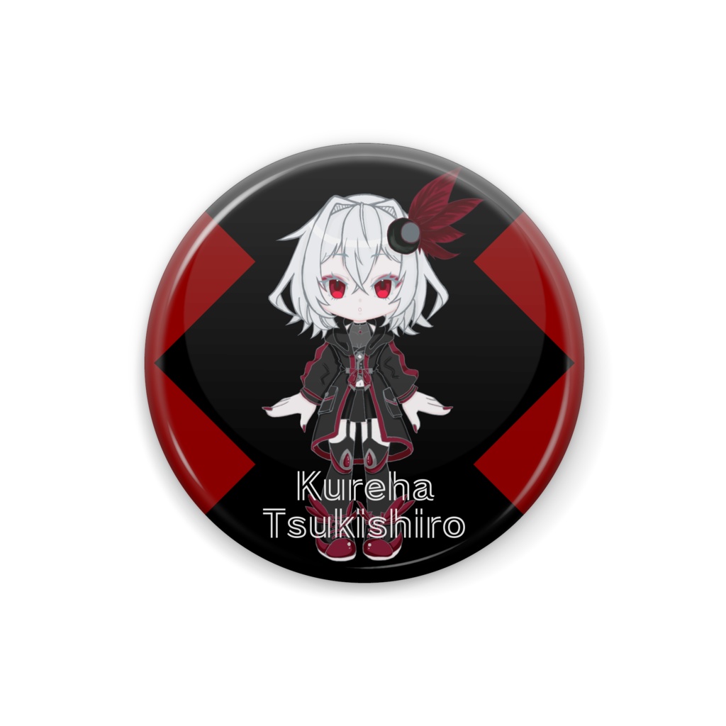 月城紅羽ミニ缶バッジA