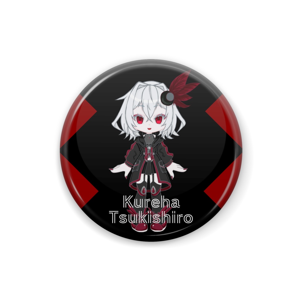 月城紅羽ミニ缶バッジB