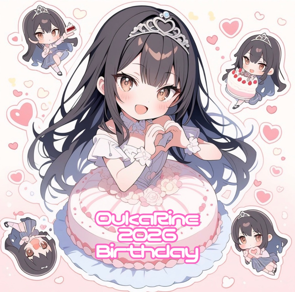 桜華 璃音 生誕祭2026 アクリルチャーム 3way