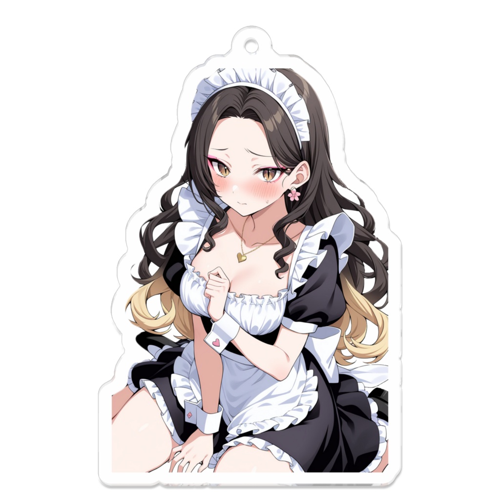 桜華璃音 メイドぺたん座り照れVer アクキー 5個限定販売!!!
