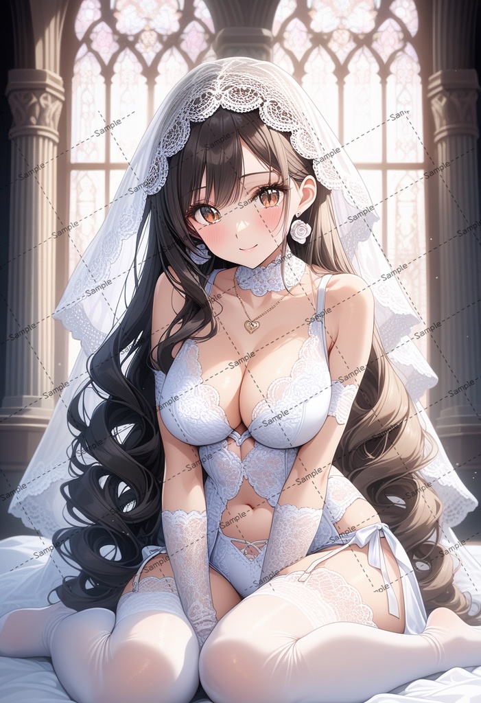 桜華璃音 生誕祭 ブライダルランジェリー 引きVer ネップリシチュボセット