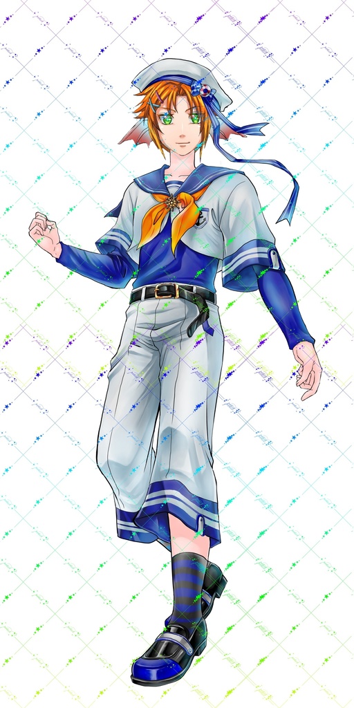 【男性向け】量産型マリン服衣装【男女兼用】