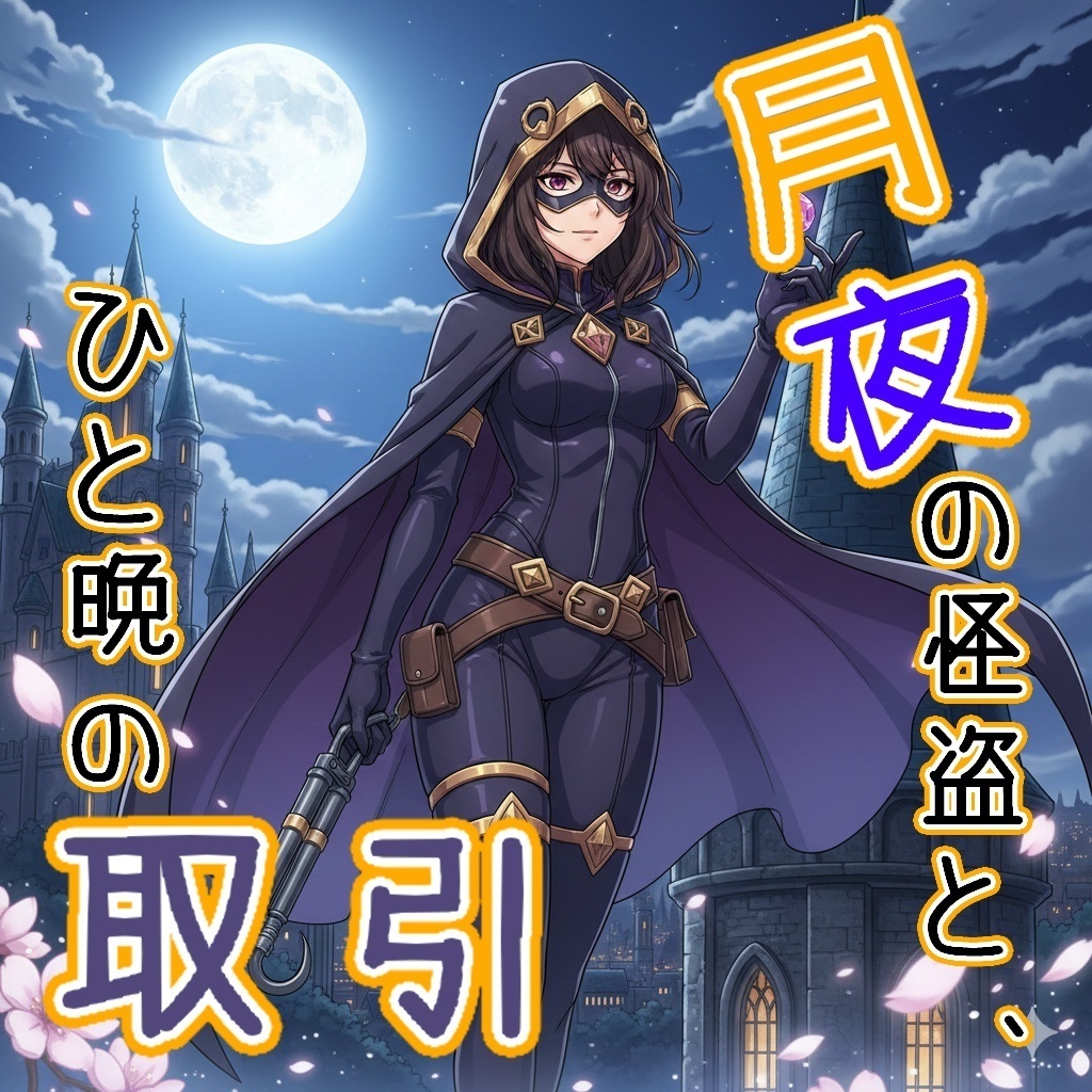 【ハロウィンボイス】月夜の怪盗と、ひと晩の取引