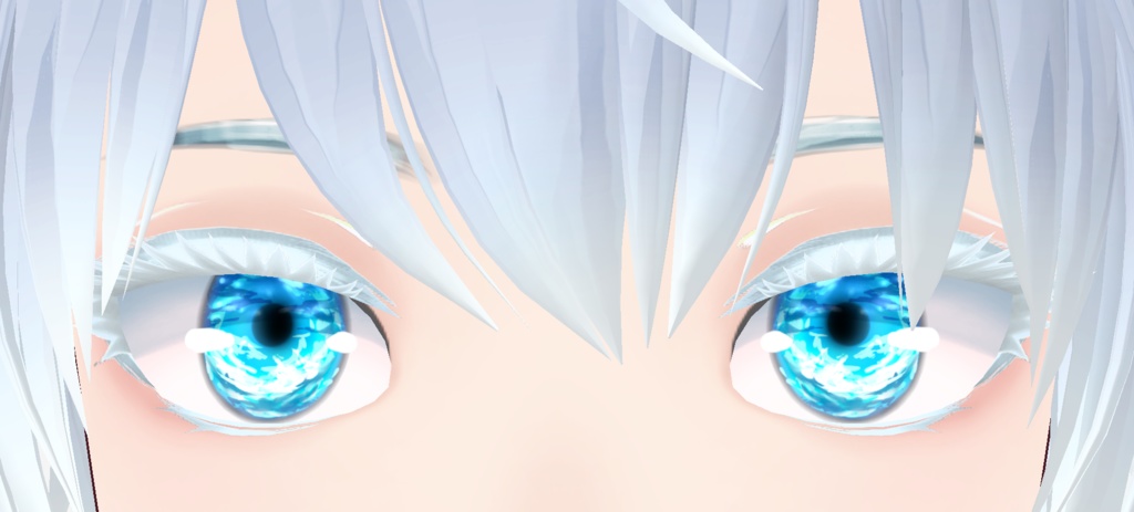 Gojo eyes/pupils Jujutsu Kaisen