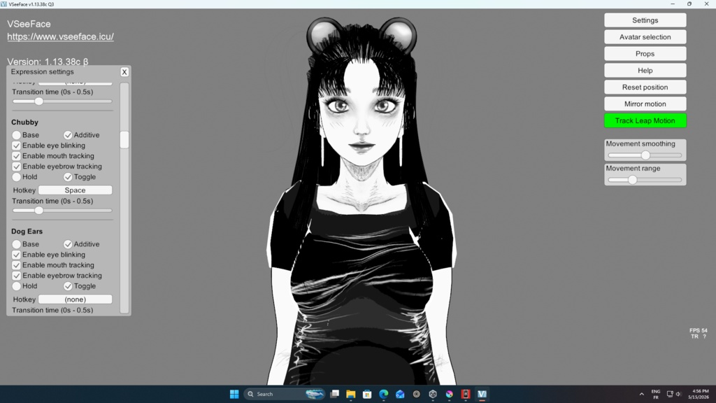 Customizable 3D female model sketchy style!