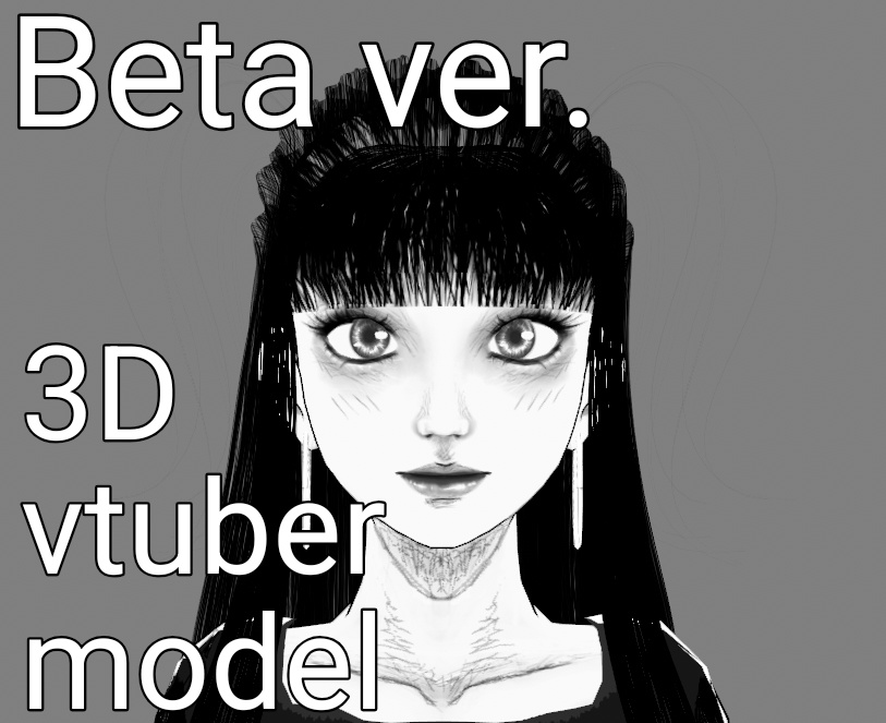 Customizable 3D female model sketchy style!