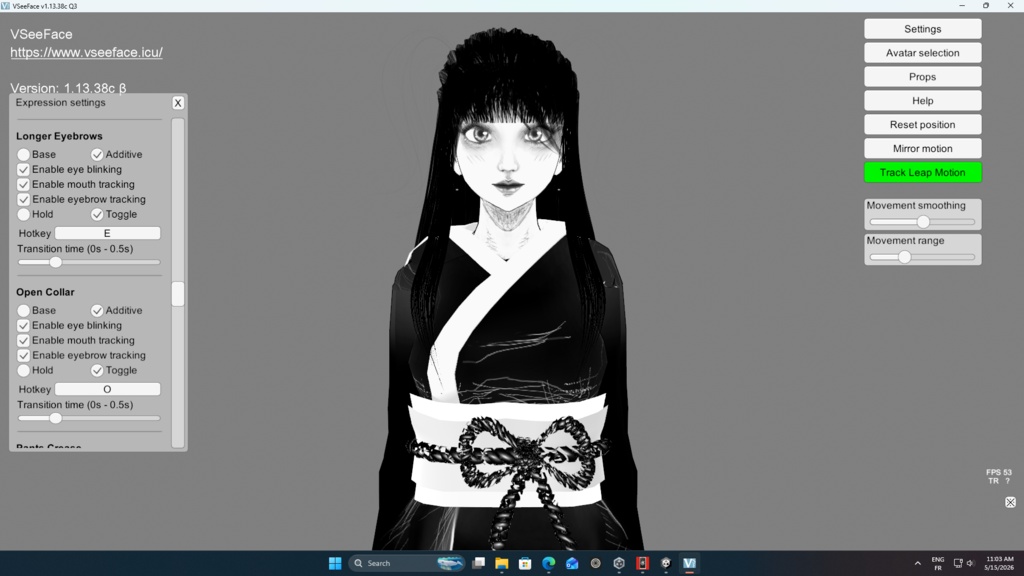 Customizable 3D female model sketchy style!