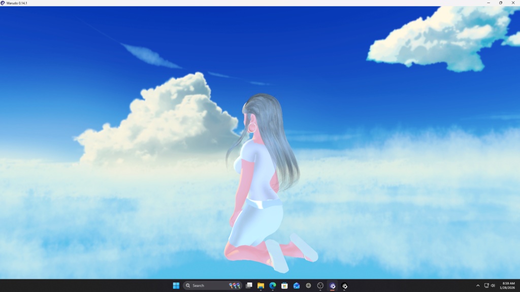 Customizable 3D female model non anime style!