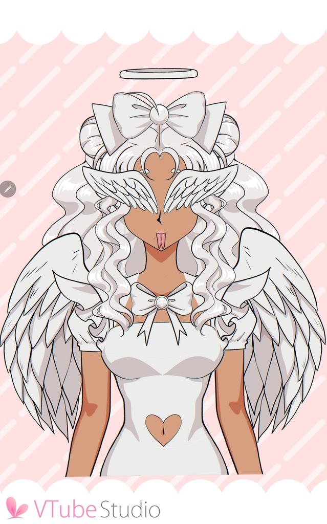 Customizable Live2D vtuber model 90s anime style (female)