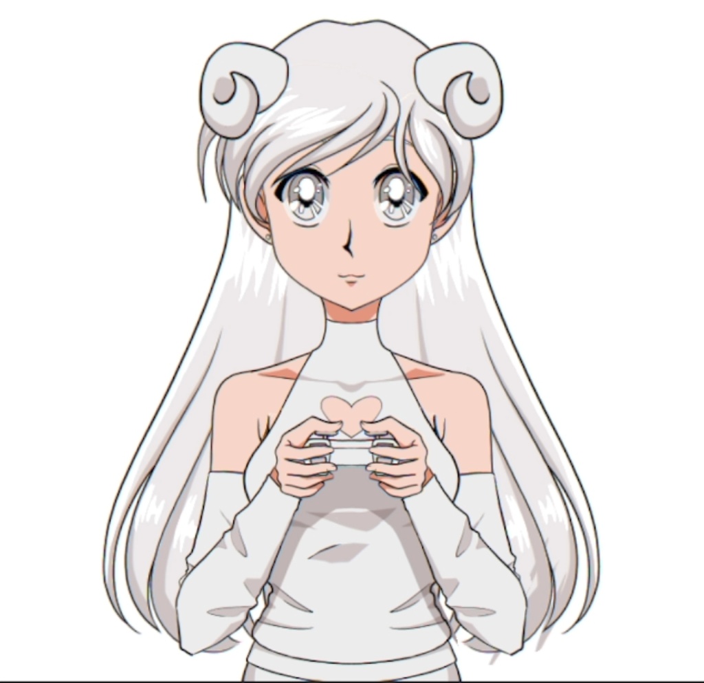 Customizable Live2D vtuber model 90s anime style (female)