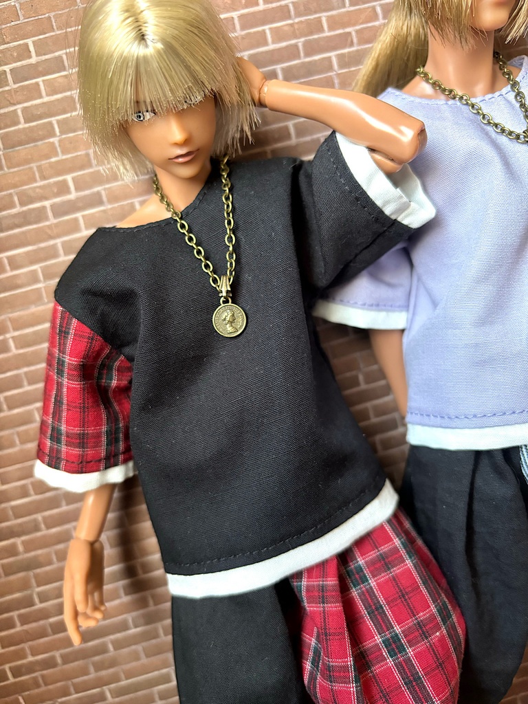 トップス★ペンダント★カジュアルでラフな男子服