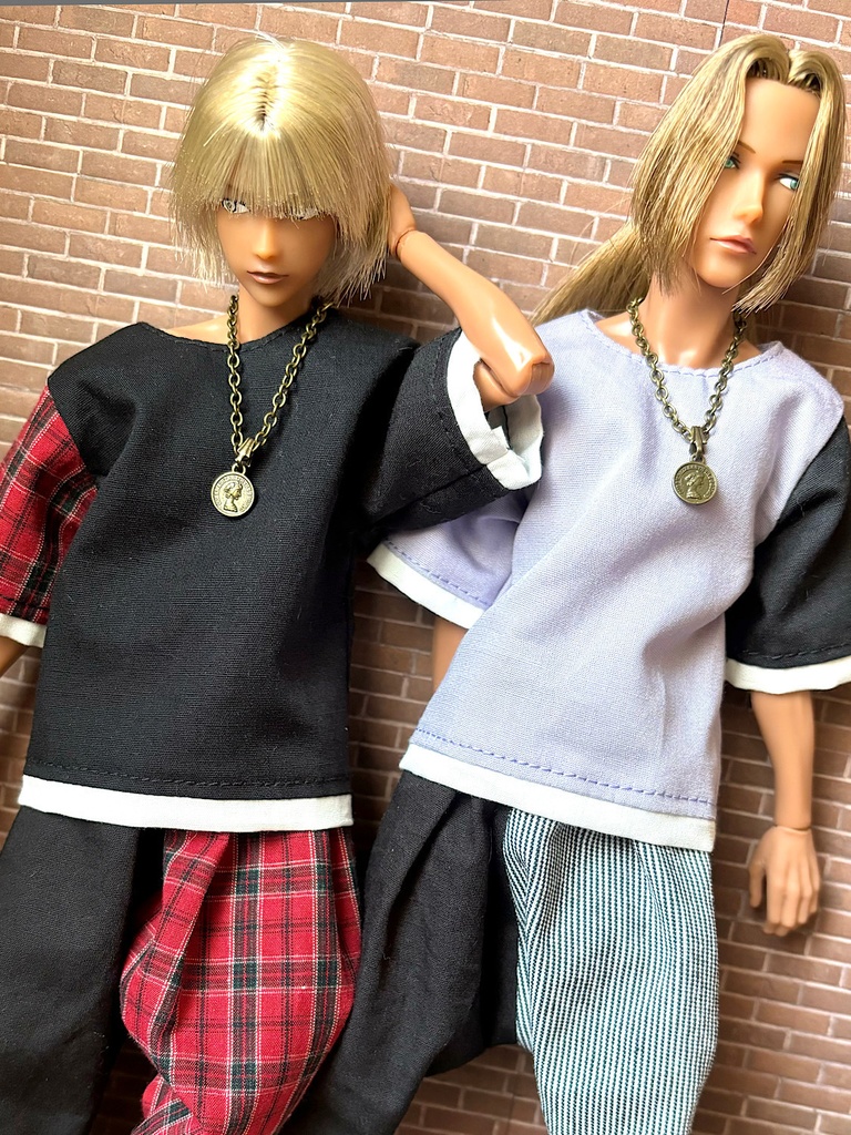 トップス★ペンダント★カジュアルでラフな男子服