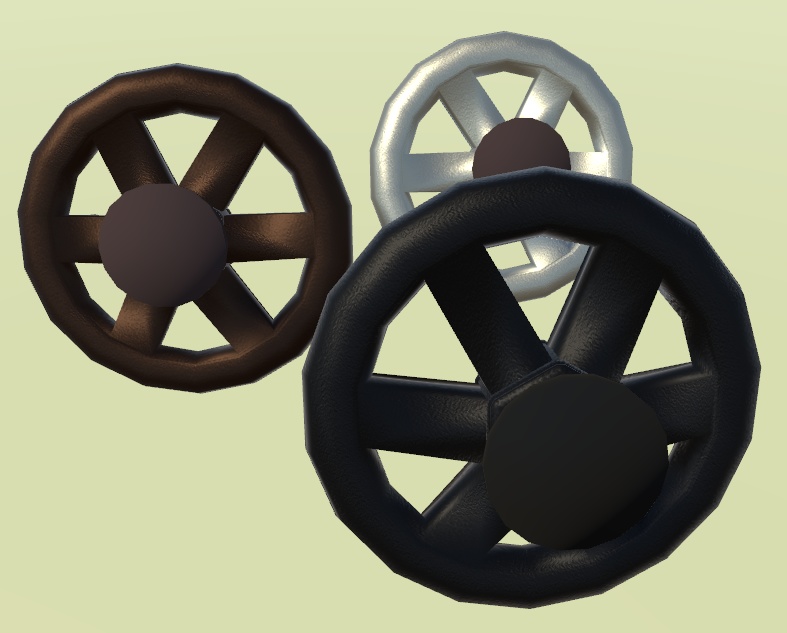 【VRChatワールドギミック(Udon)付き】手回しハンドル