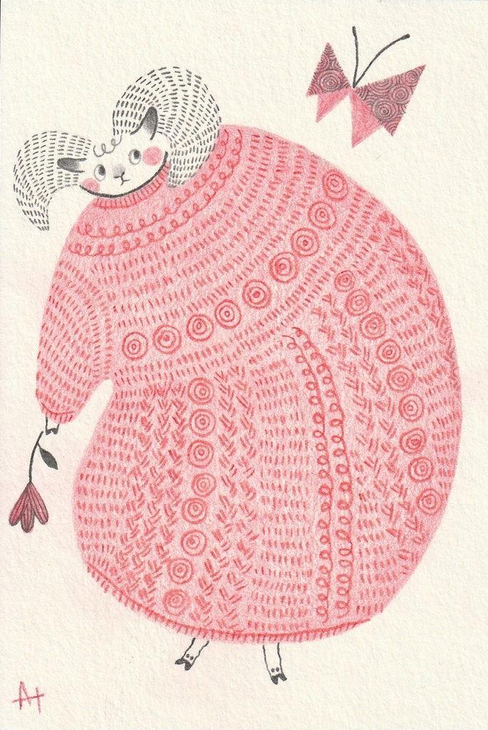 ひつじさんのセーター