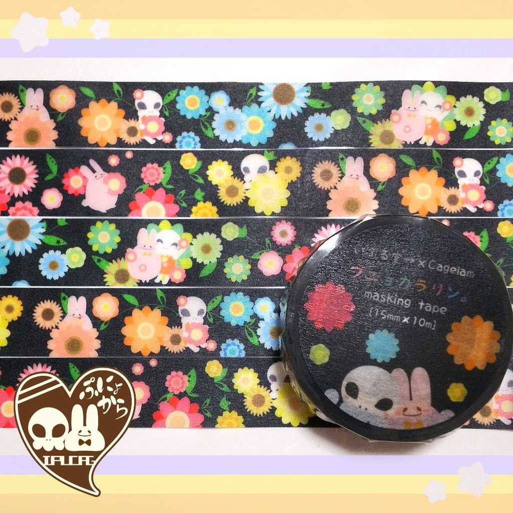 『プニョカラリン。』Cagelamオリジナルマスキングテープ
