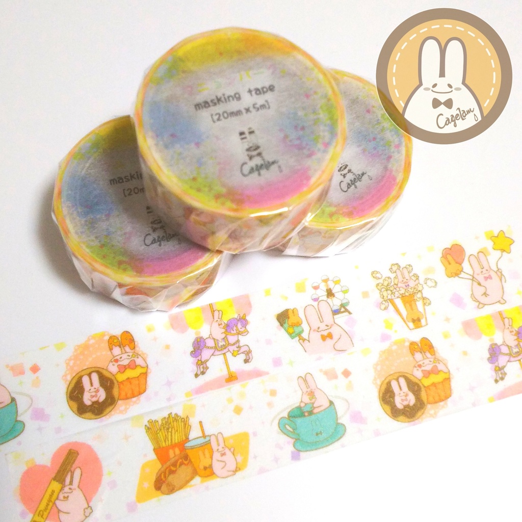 『プニョンパーク。』Cagelamオリジナルマスキングテープ