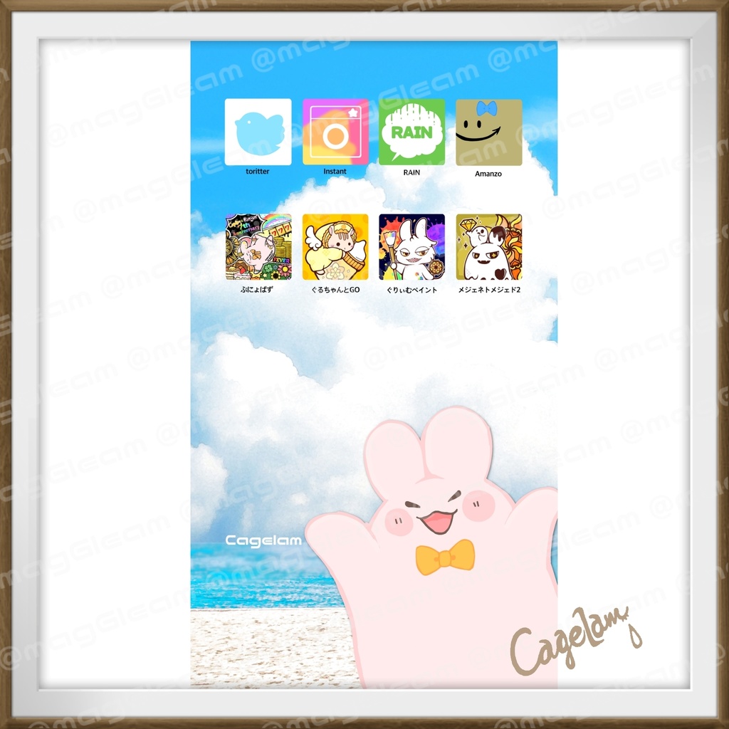 【全8種✤無料配布】スマホ壁紙/カレンダー 置き場