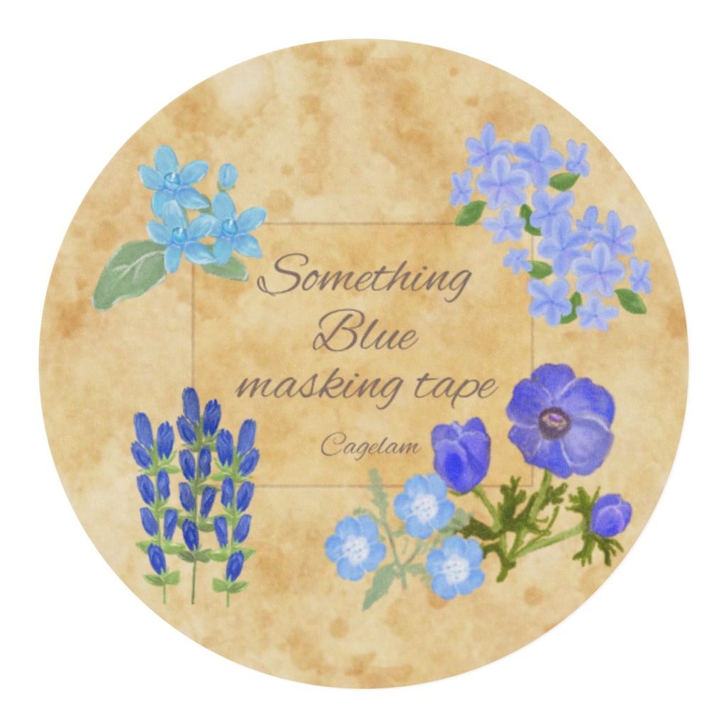 【マスキングテープ】 Something Blue