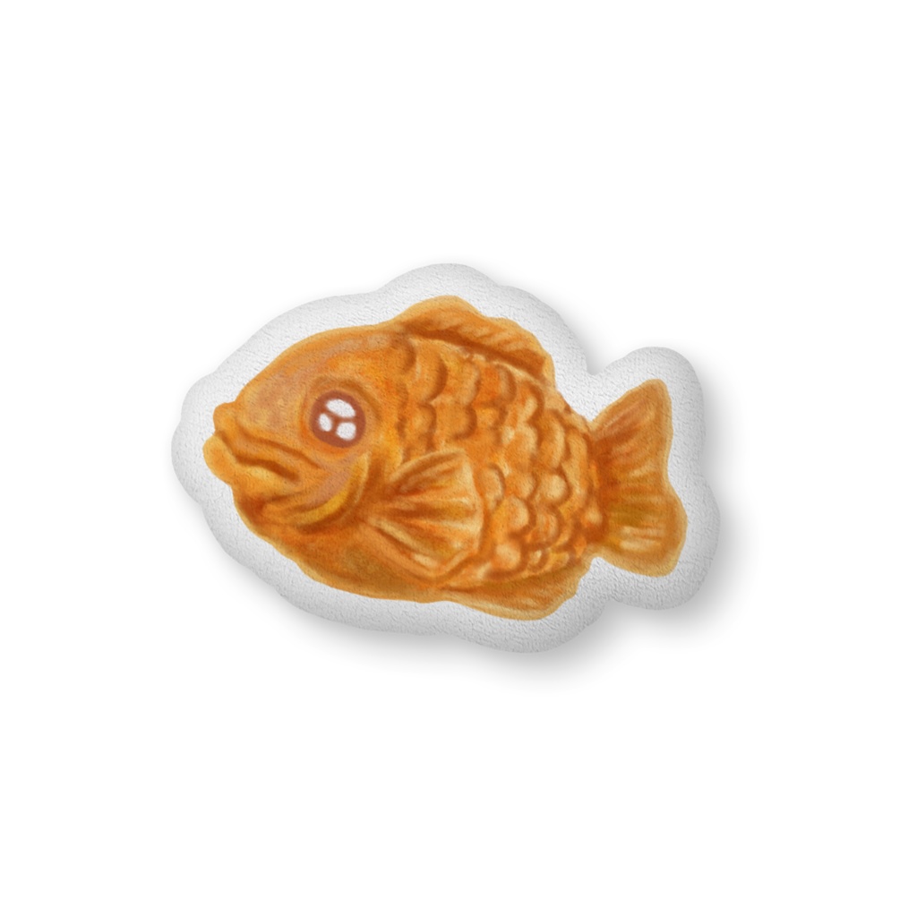 【ふかふかクッション】うるるんたい焼き(両面印刷)