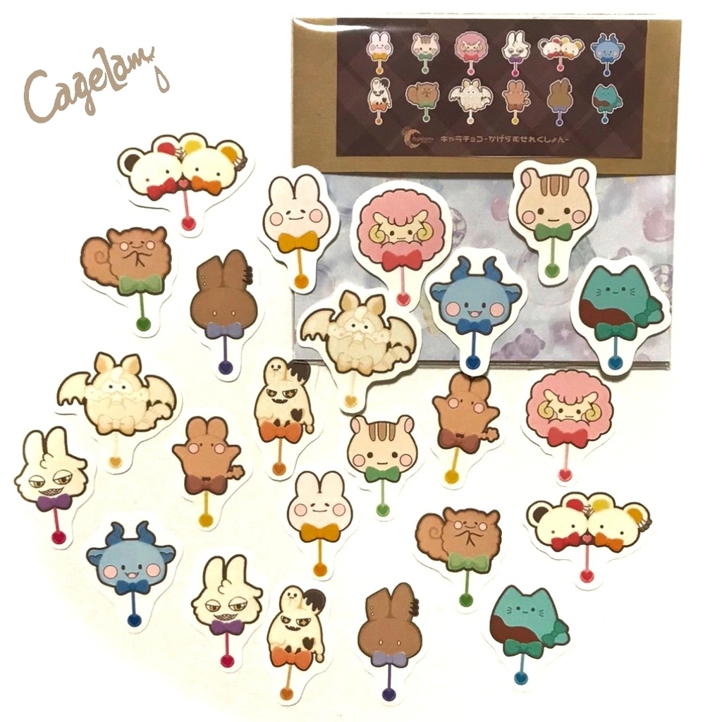 【全10種】オリキャラフレークシール