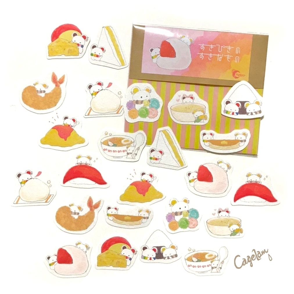 【全10種】オリキャラフレークシール