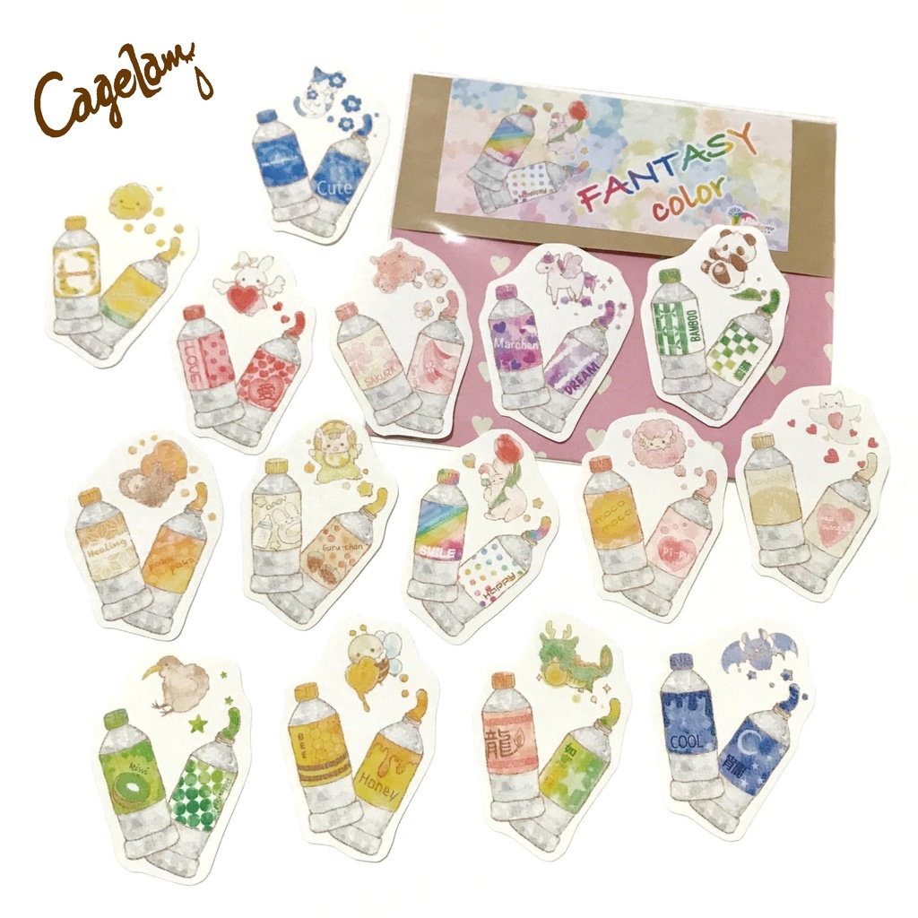 【全10種】オリキャラフレークシール