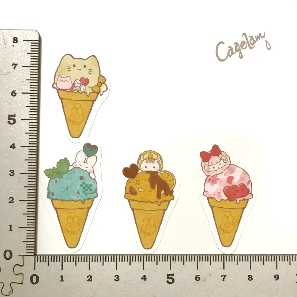 【全10種】オリキャラフレークシール