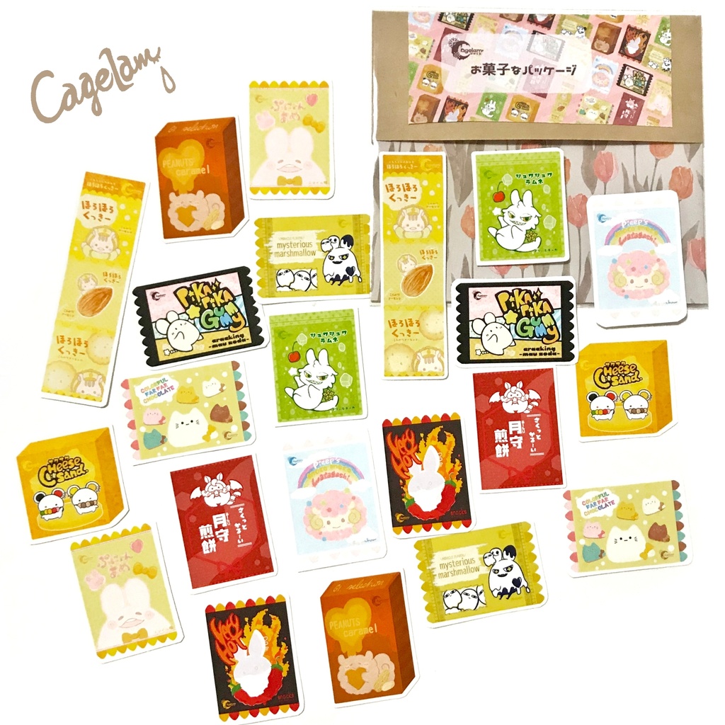 【全10種】オリキャラフレークシール