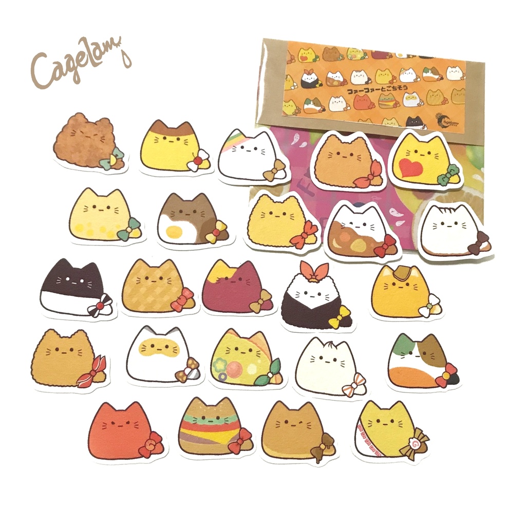 【全11種】ファーファー【フレークシール】