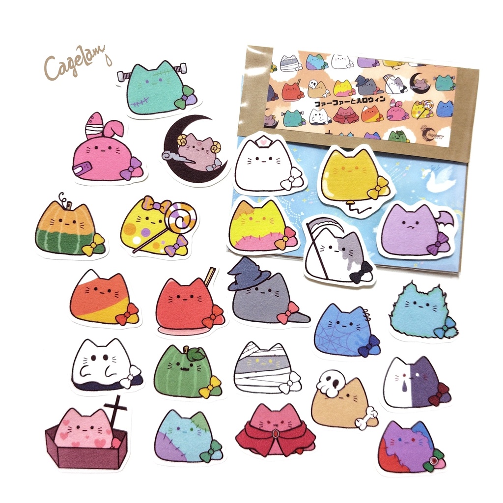 【全11種】ファーファー【フレークシール】