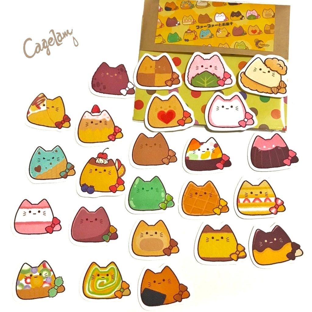 【全11種】ファーファー【フレークシール】