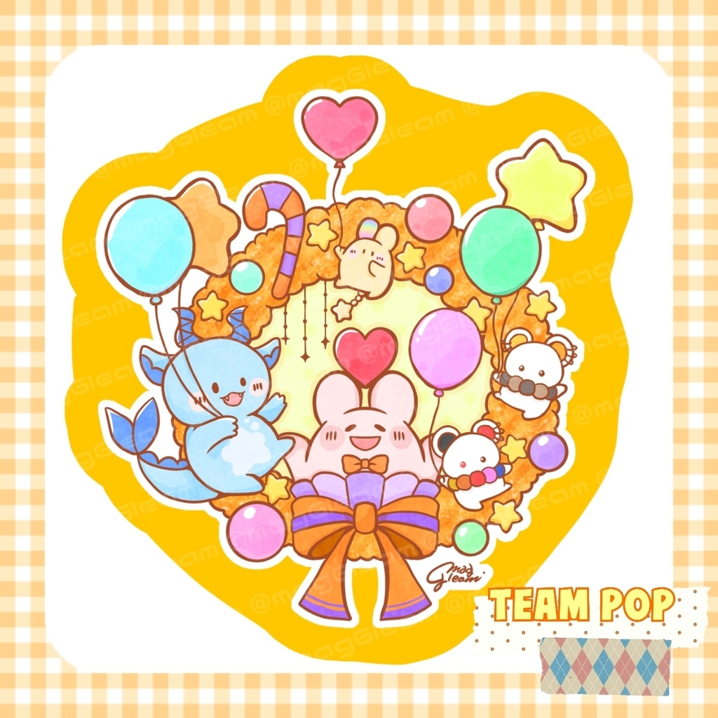 キラキラシール【ノーマル/大きめ】