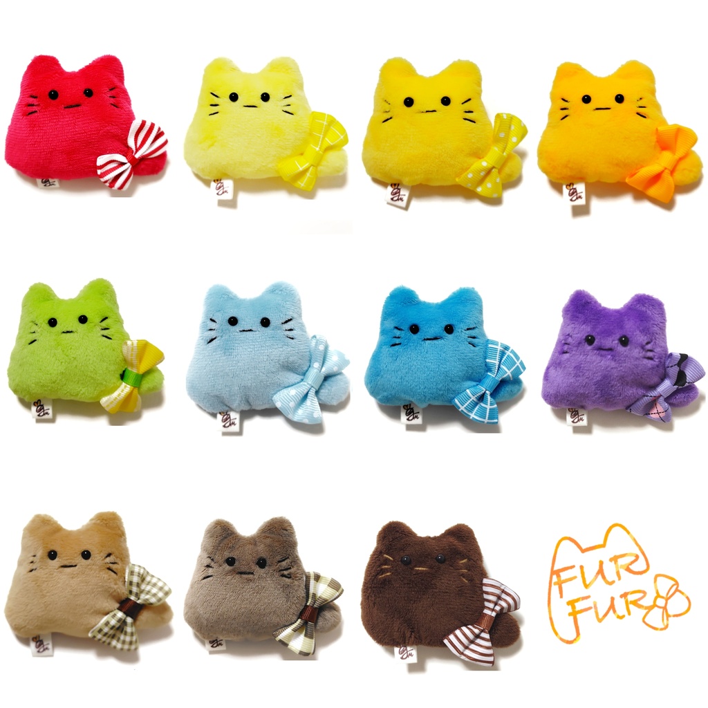 推しカラー】手のひらサイズぬいぐるみファーファー - Cagelam - BOOTH