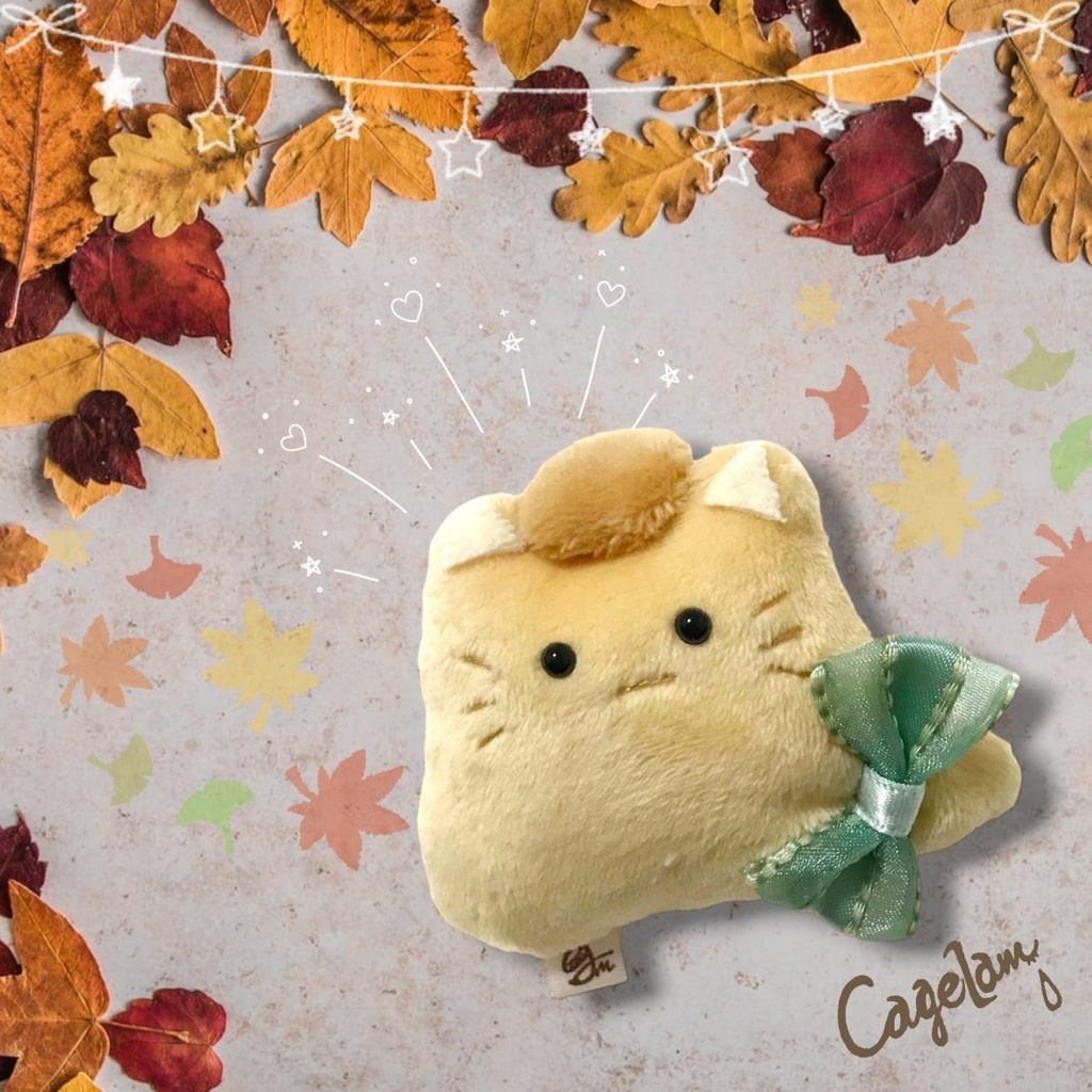 【No.136:きつねうどん(弍)】ファーファー【手のひらサイズぬいぐるみ】